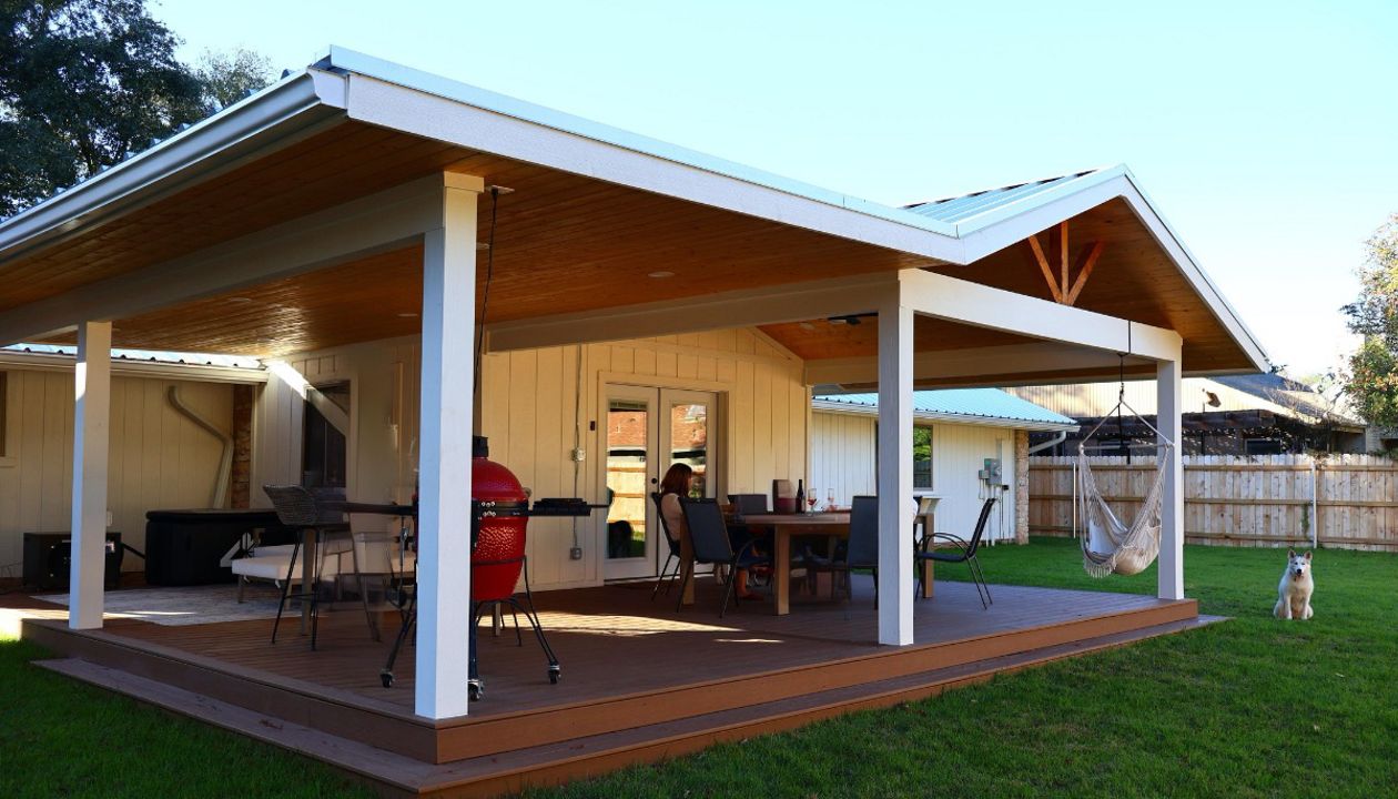 new Deck and Patio cover