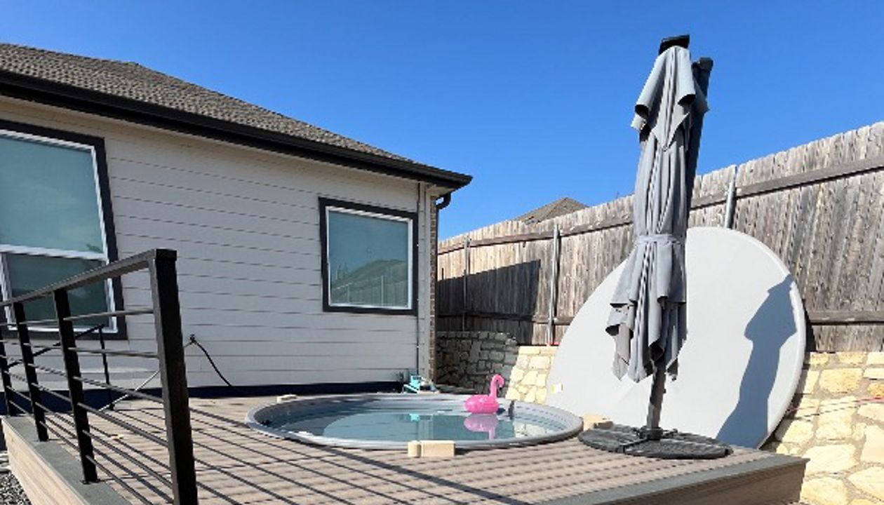 new deck for cowboy pool 1/2