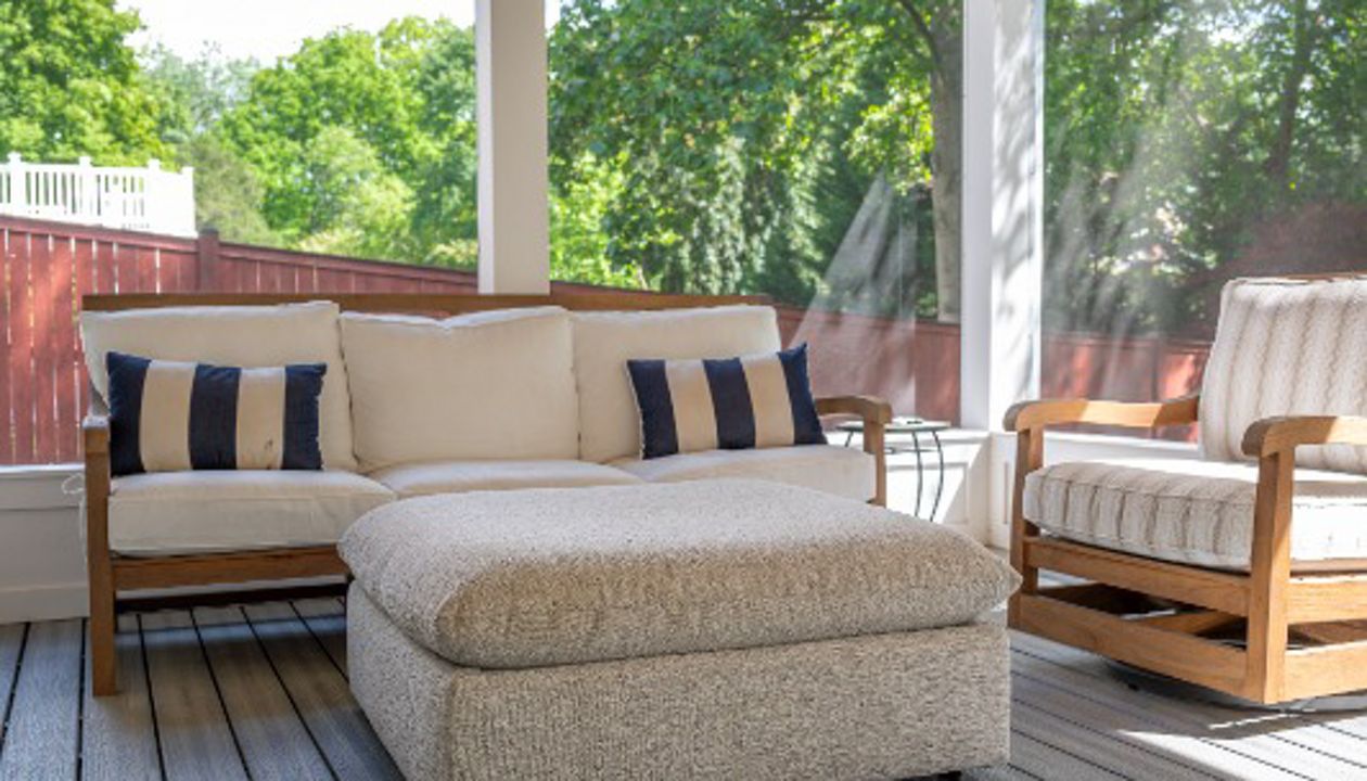 Trex Enhance Foggy Wharf Decking with Trex Universal Hideaway Fasteners