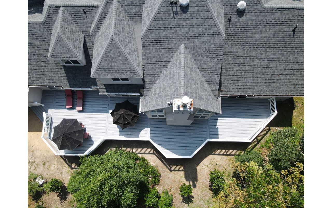 Trex Foggy Wharf build in Marlton, NJ.