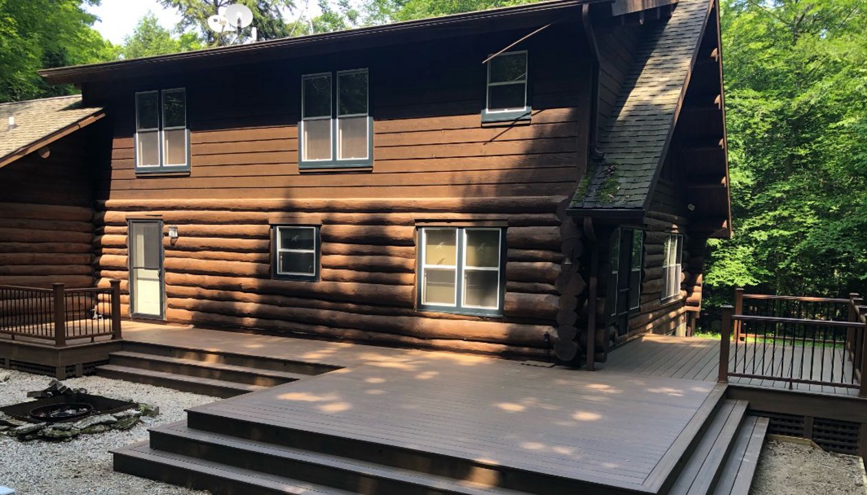 Trex Deck with Trex Transcend Rail