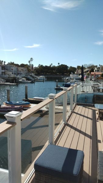 Trex Cocktail Rail over Glass Oxnard