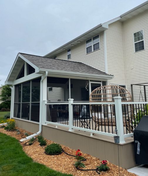 Trex Deck with Trex Transcend Rail