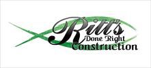 Ritt's Done Right Construction Logo