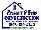 Prescott & Sons Construction Logo
