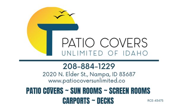 Patio Covers Unlimited of Idaho Logo