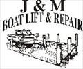 J & M Boatlift & Repair Inc. Logo