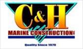 C and H Marine Construction Logo