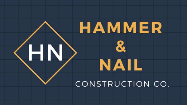 Hammer & Nail Construction Logo