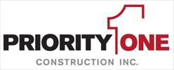Priority One Construction Inc. Logo