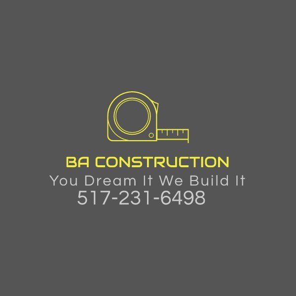 BA Construction Logo