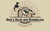 Dave's Decks and Remodeling Logo
