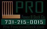 Pro Fence and Deck Co Logo
