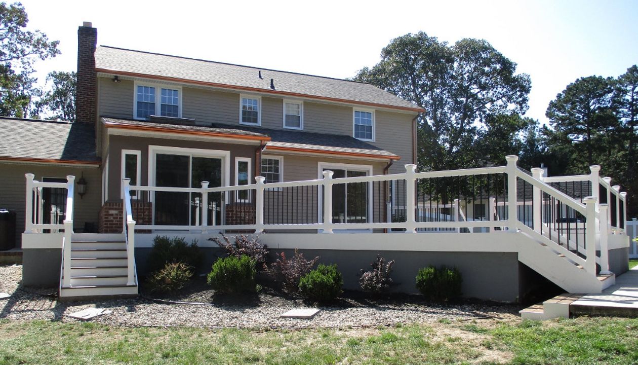 Trex Beach Dune redeck in Millville, NJ.