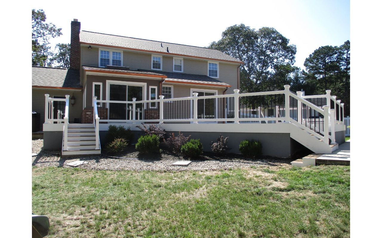Trex Beach Dune redeck in Millville, NJ.