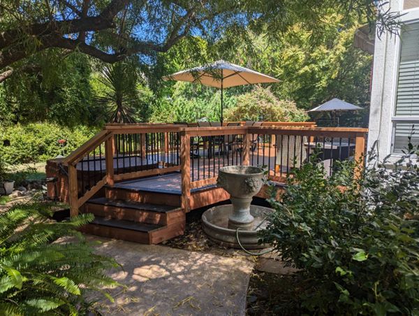 Transcend "Tiki Torch" with "Lava Rock" border