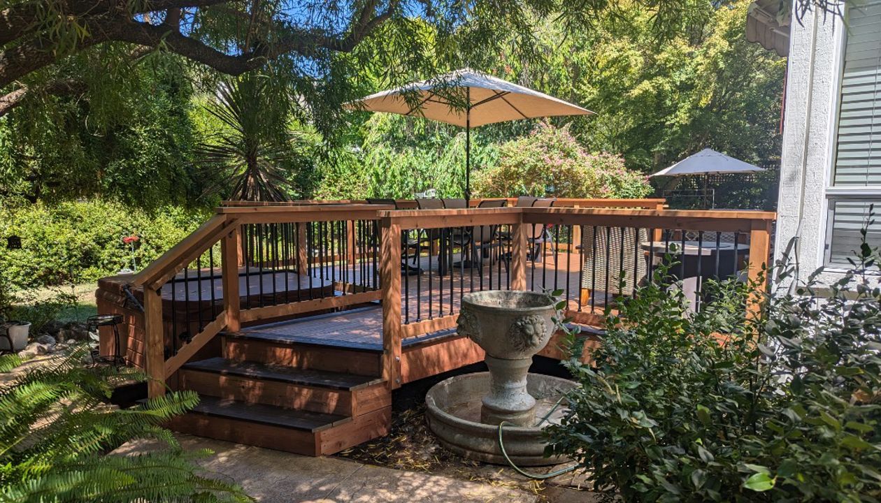 Transcend "Tiki Torch" with "Lava Rock" border