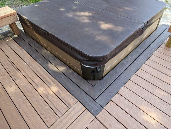 Transcend "Tiki Torch" with "Lava Rock" double border