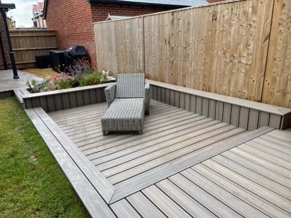 Composite decking in Bishopstone, Trex composite decking by Professionals
