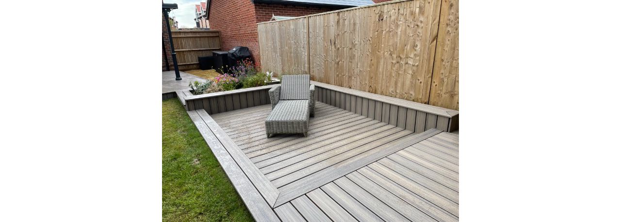 Composite decking in Bishopstone, Trex composite decking by Professionals