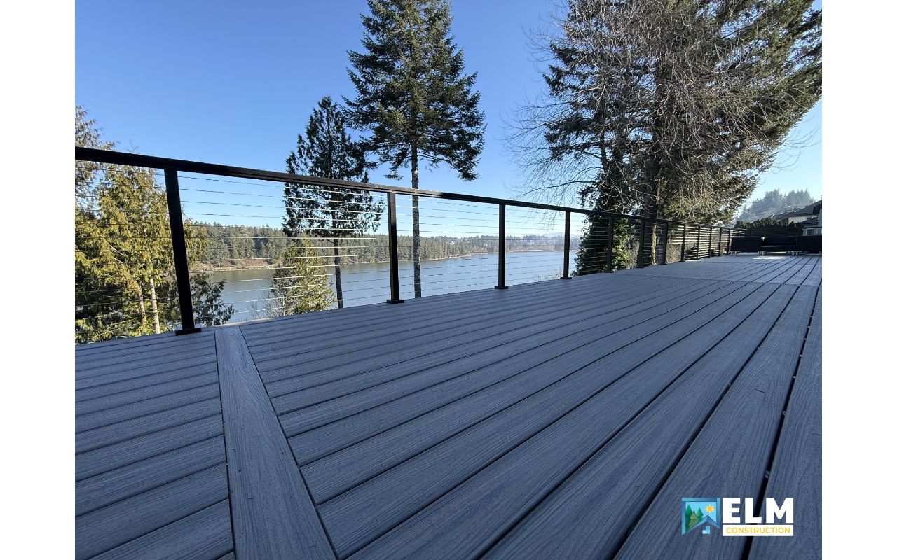 Lakeside Trex deck by ELM Construction Services