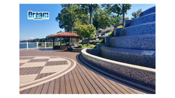 Where craftsmanship meets scale.  Custom inlay decking, curved lines, and a cascading waterfall designed to move seamlessly through the entire space. Every detail built to flow, not just sit.