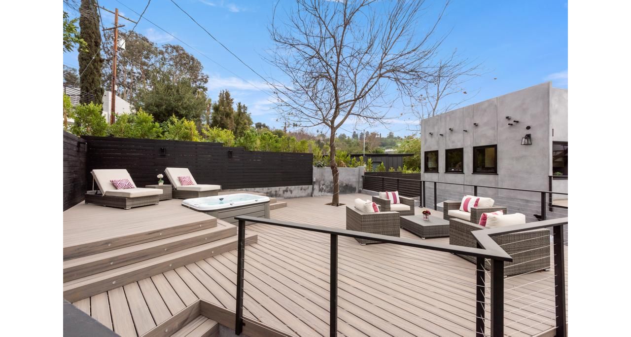 Backyard deck