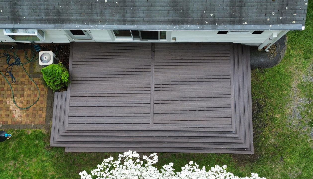 Back deck - Framingham MA deck project