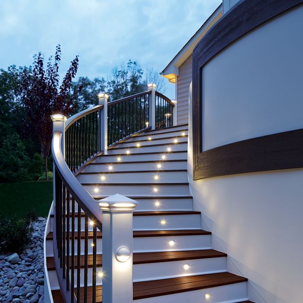 Led riser outlet lights