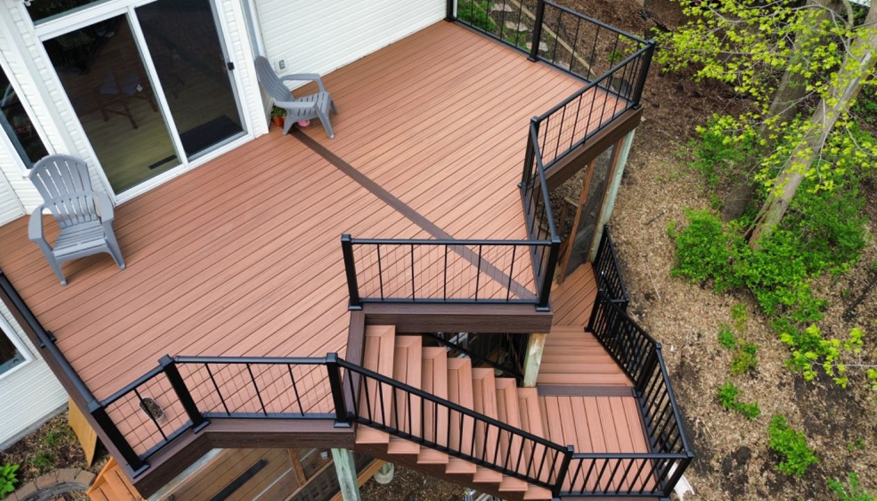 Tiki Torch Trex Deck