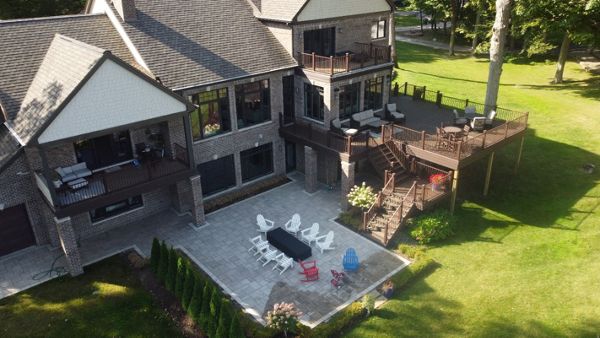 Spiced Rum deck in Northville, Michigan