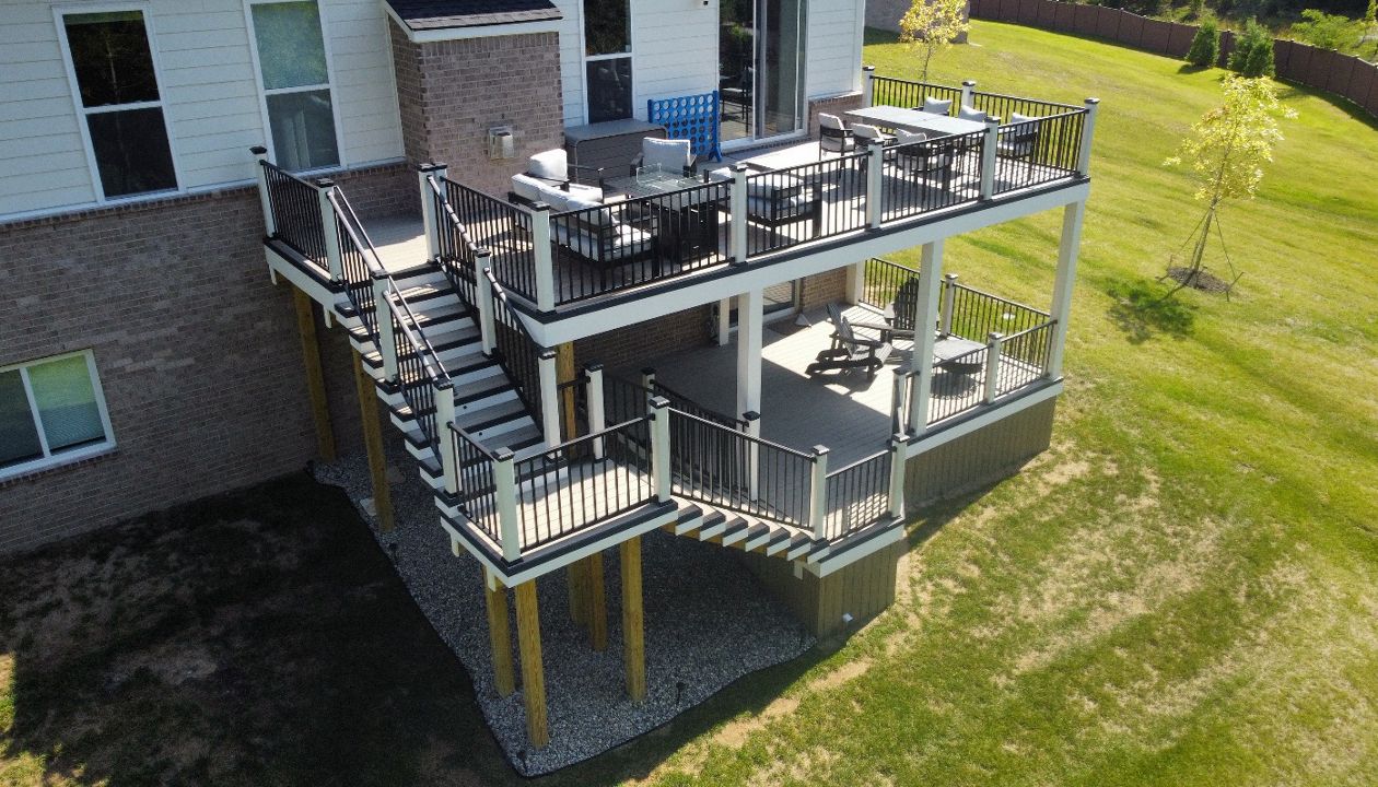 Huge Trex deck Ann Arbor, Michigan