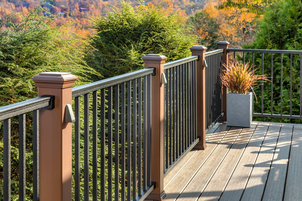 Composite Deck Railing Installation