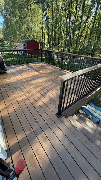 main deck with landing