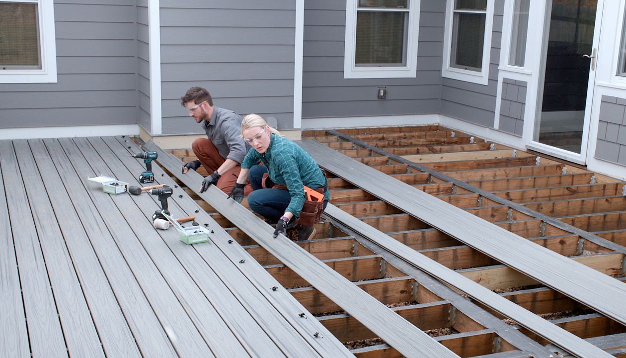 Anleitung zur Installation von Terrassendielen