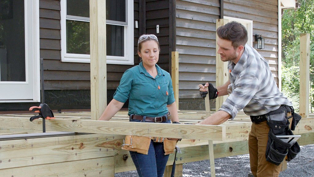 How to build a deck steps