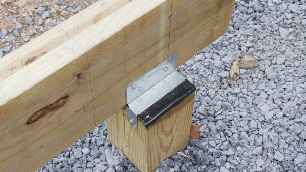 Beam mounted with mechanical brackets