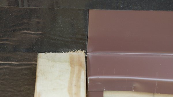 side rim joist flush with the top of the ledger board