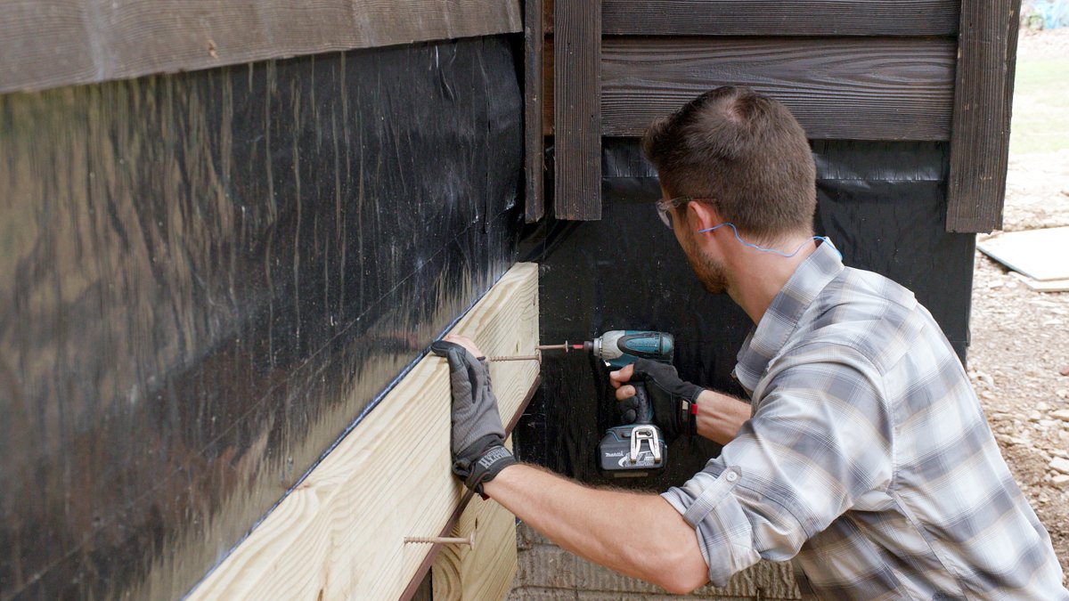 How to Install a Deck Ledger Board and Attach Flashing