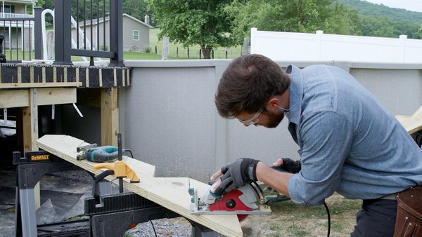 Installing Deck Stairs