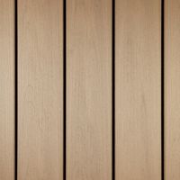 The image features a close-up view of five vertical light brown wooden planks arranged side by side. The wood grain and subtle texture are clearly visible, giving a natural and warm appearance. The setting is neutral, suitable for backgrounds or design projects, with a soft, earthy color palette. No visible text, numbers, or identifiable brands are present.
