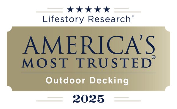 America's most trusted outdoor decking 2025 logo