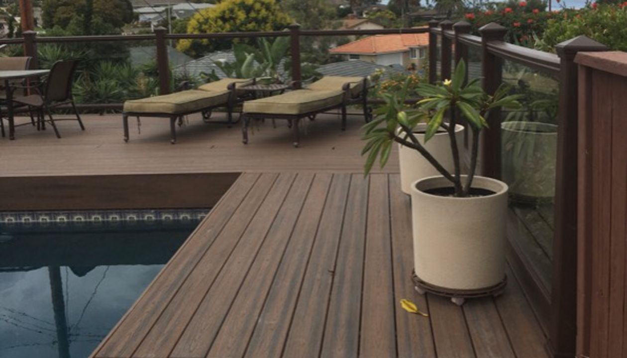 New Trex Deck in Malibu, CA