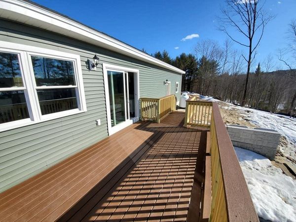 Trex Select Decking with PT Railing and Trex Top Cap
