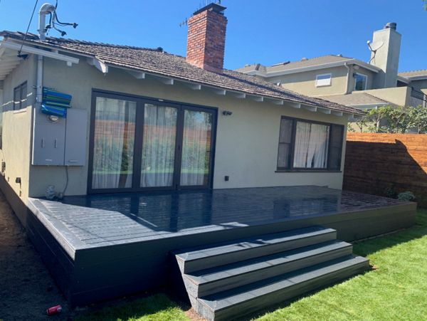 Trex Select decking Redondo Beach backyard oasis