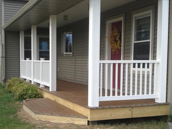 Front entry deck