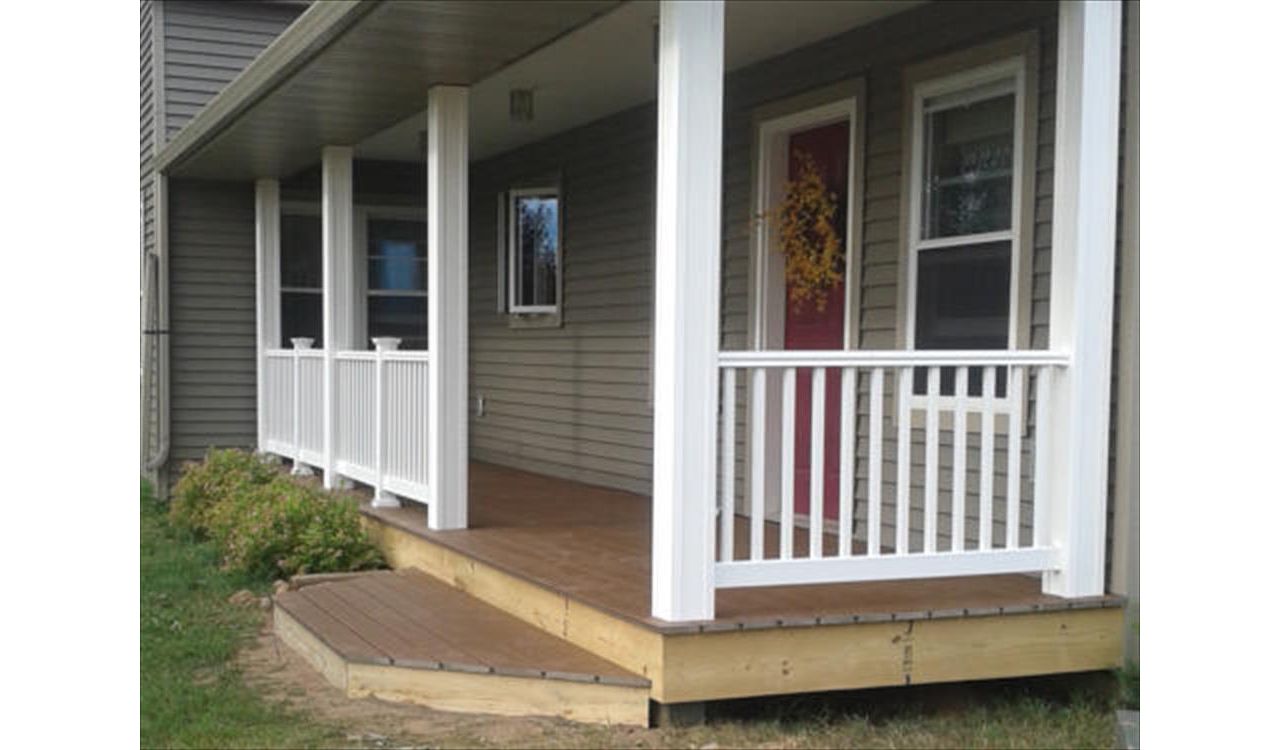 Front entry deck