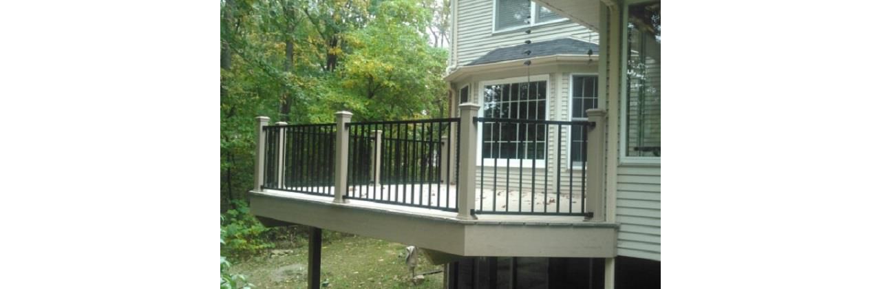 Transcends Decking With Reveal Railing