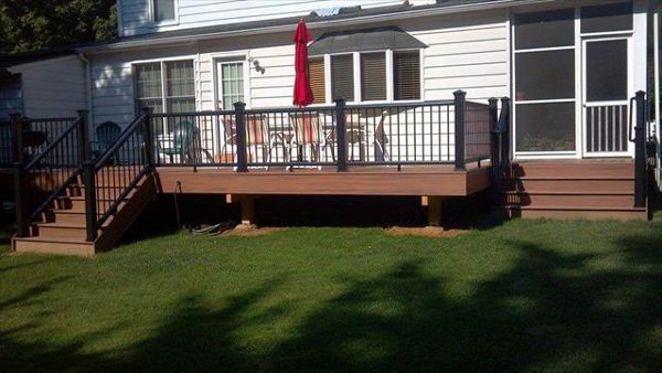Trex composite decking in Delaware
