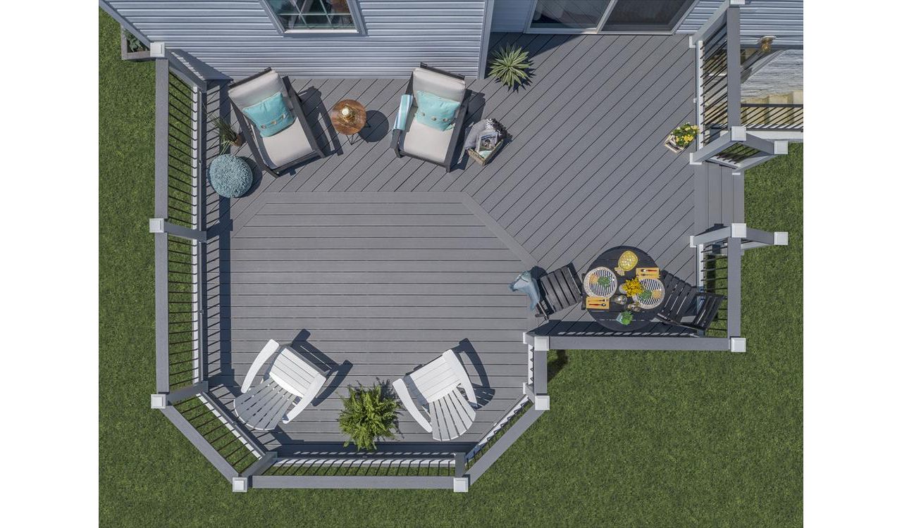 Aerial view of Trex Select Deck/Rail
